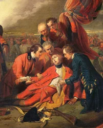 The Death of General Wolfe, (detail)